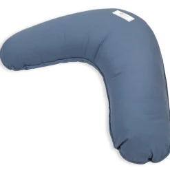 Ammepude - Müsli - 75x35 cm - Kapok - Indigo - Ensfarvet blå