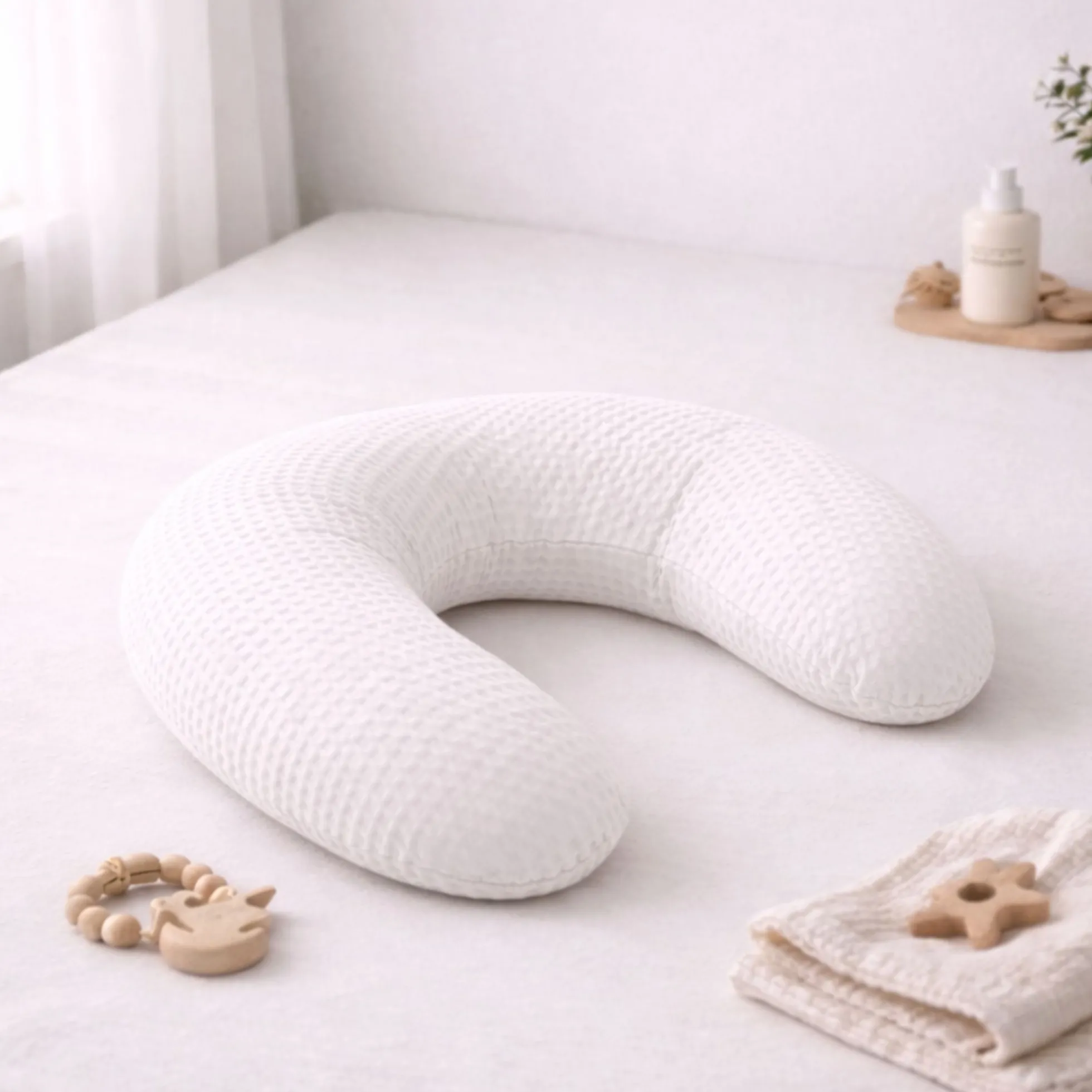 Ammepude - Turiform - Moa Hvid - 60x90 cm