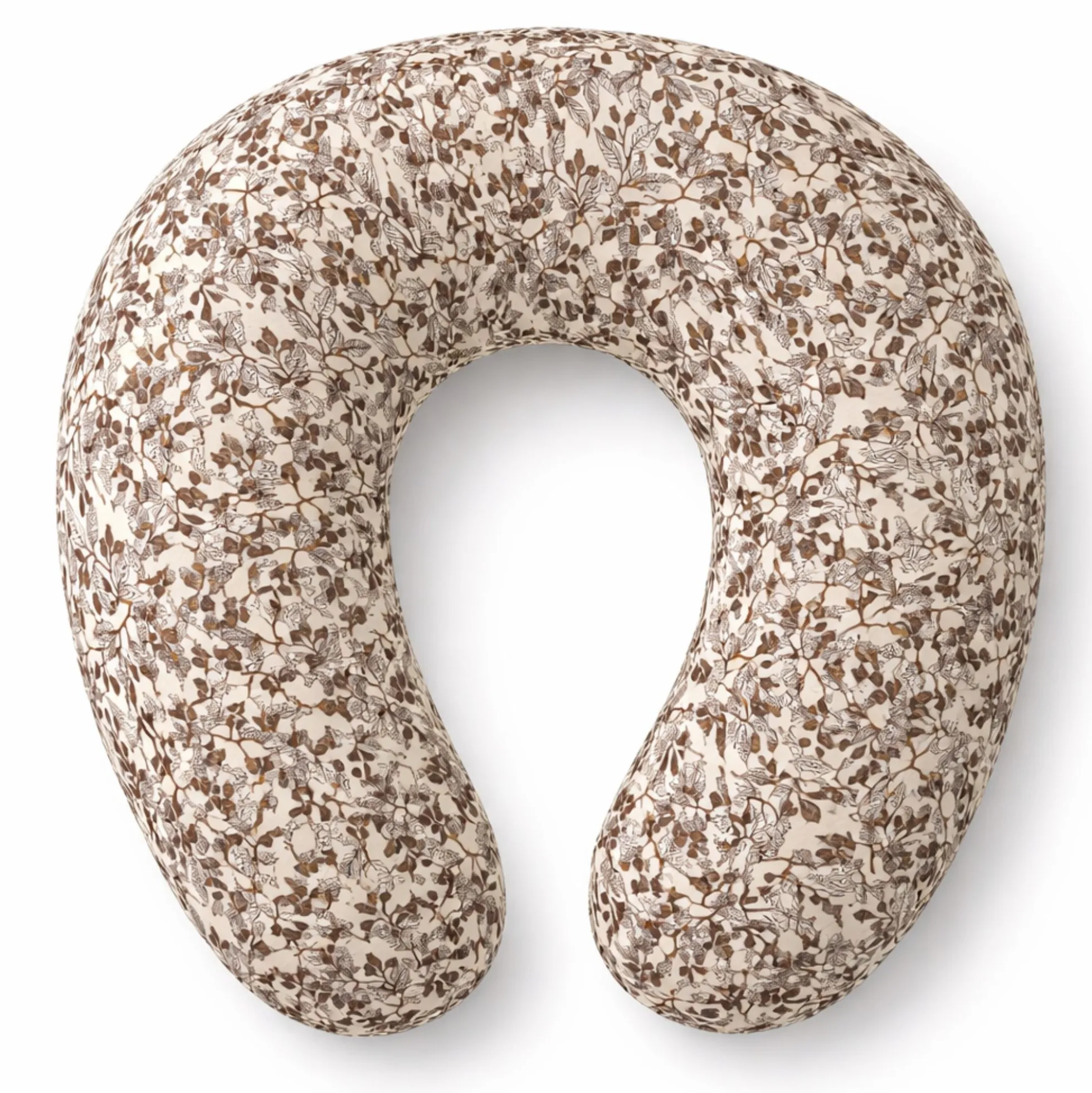 Ammepude - 45x59x10 cm - Beige med blade