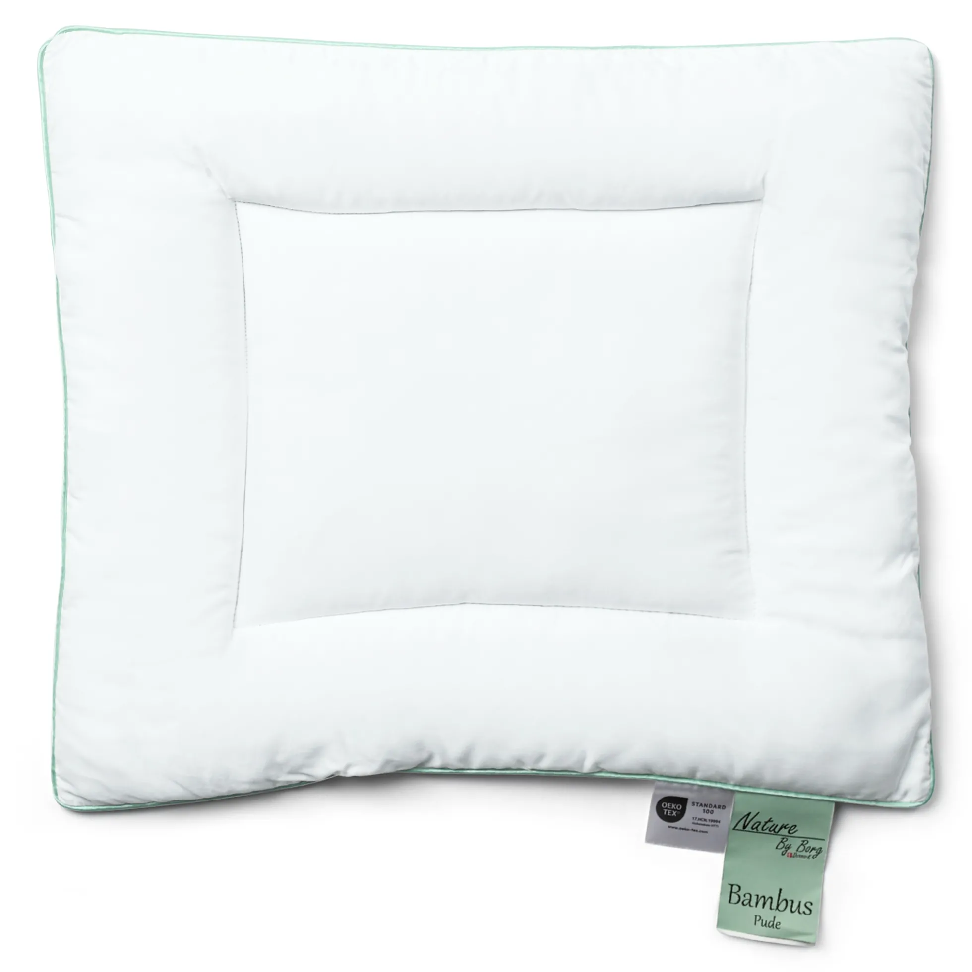 Babypude - 100% allergivenligt bambus - 40x45 cm - Temperaturregulerende hovedpude - Nature By Borg