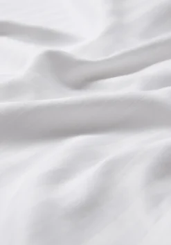 Baby sengetøj 70x100 cm - 100% bomuldssatin - Klassisk hvide striber