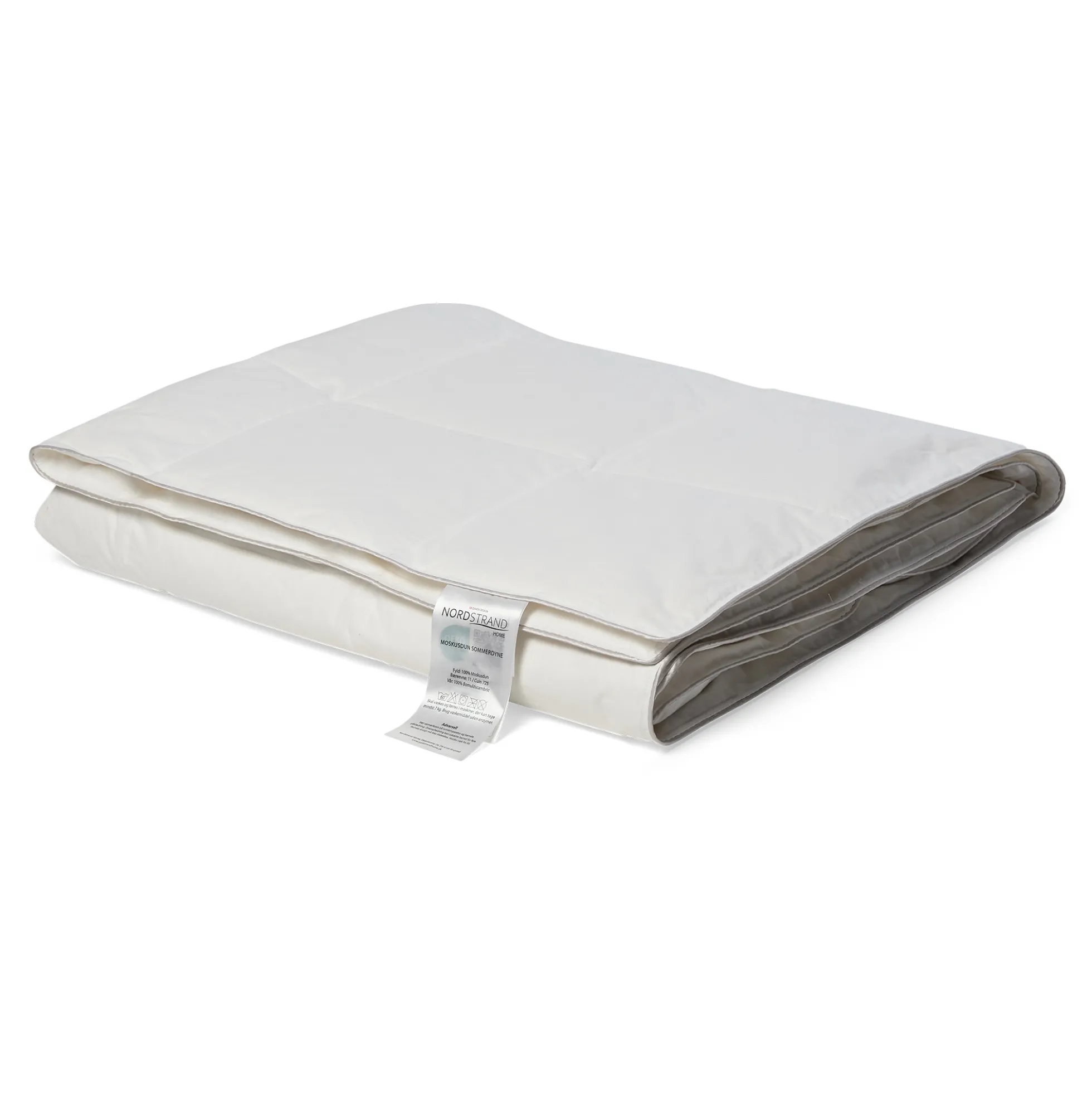Baby sommerdyne - 100% moskusdun dyne - Let og sval - 70x100 cm - Nordstrand Home babydyne