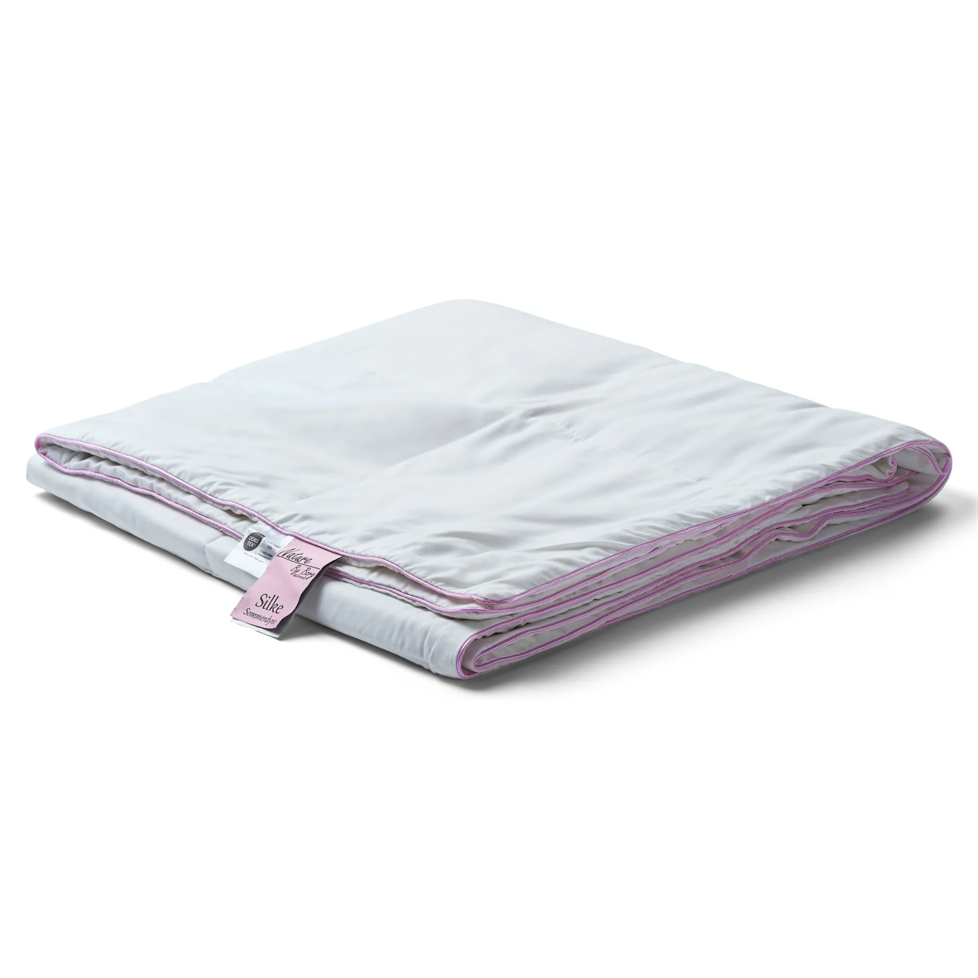 Baby sommer silkedyne - 100% mulberry silke og bambus - 70x100 cm - Nature By Borg