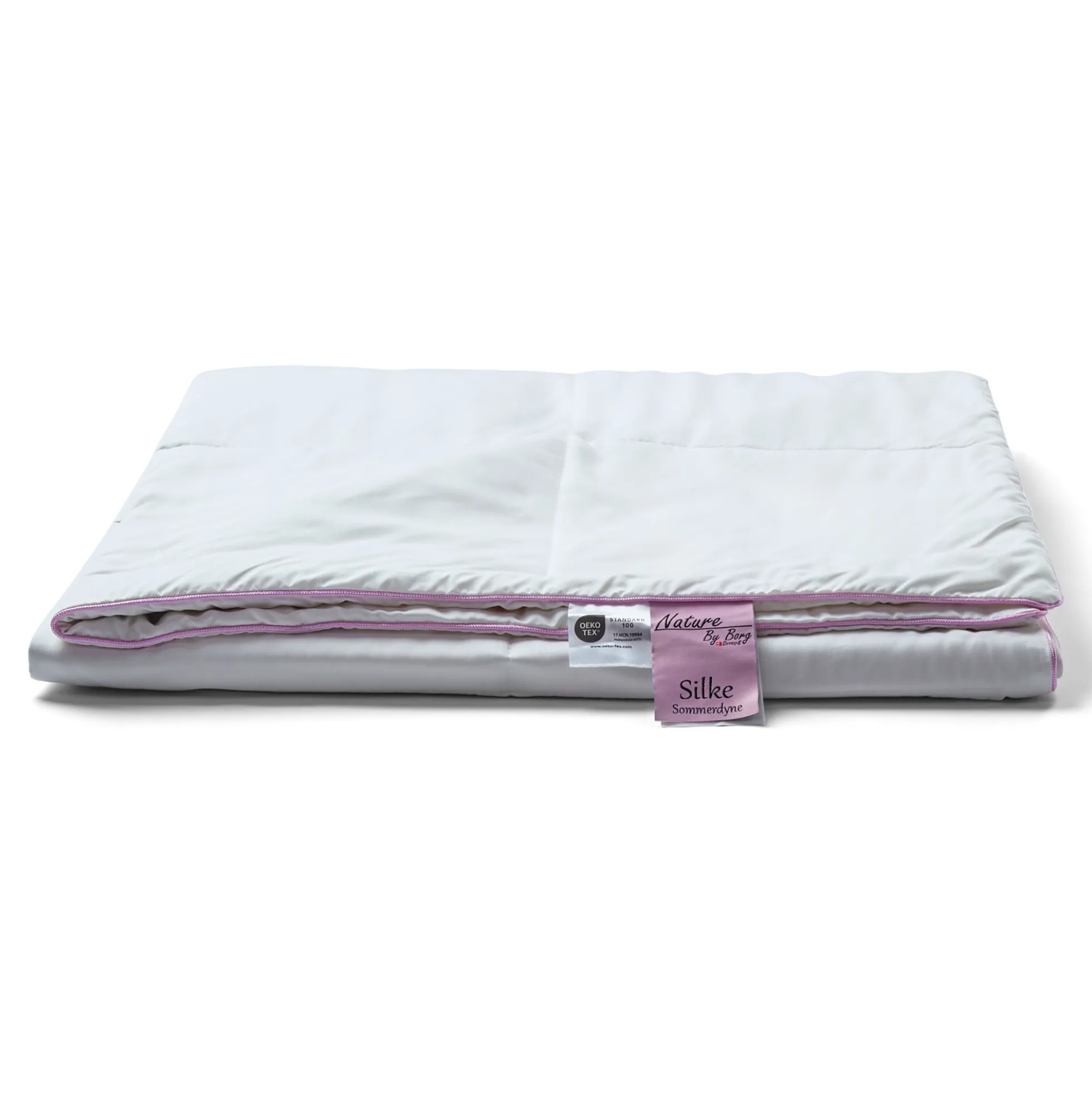 Baby sommer silkedyne - 100% mulberry silke og bambus - 70x100 cm - Nature By Borg