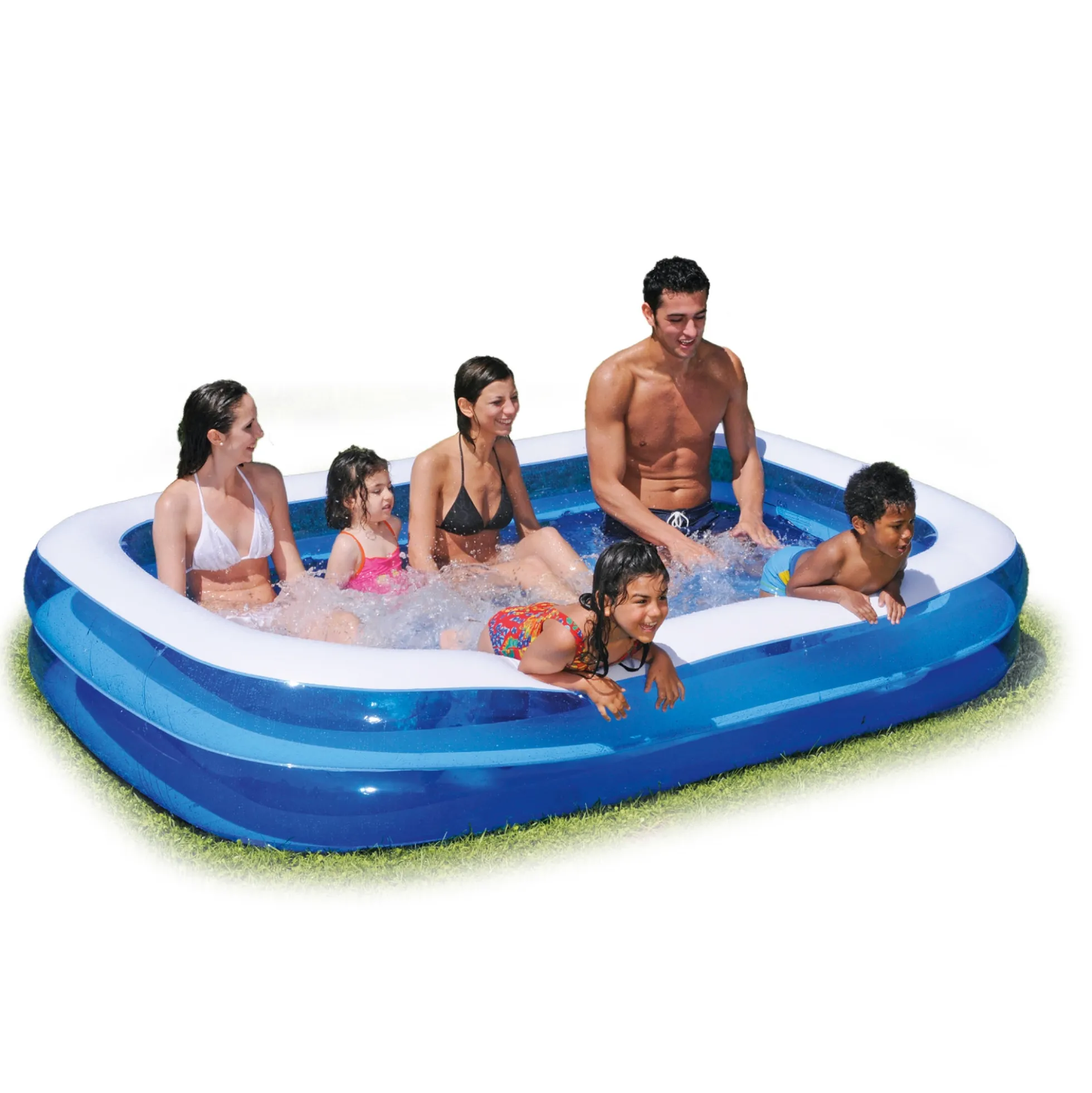 Badebassin - 778 L - Oppustelig pool - 262x175 cm