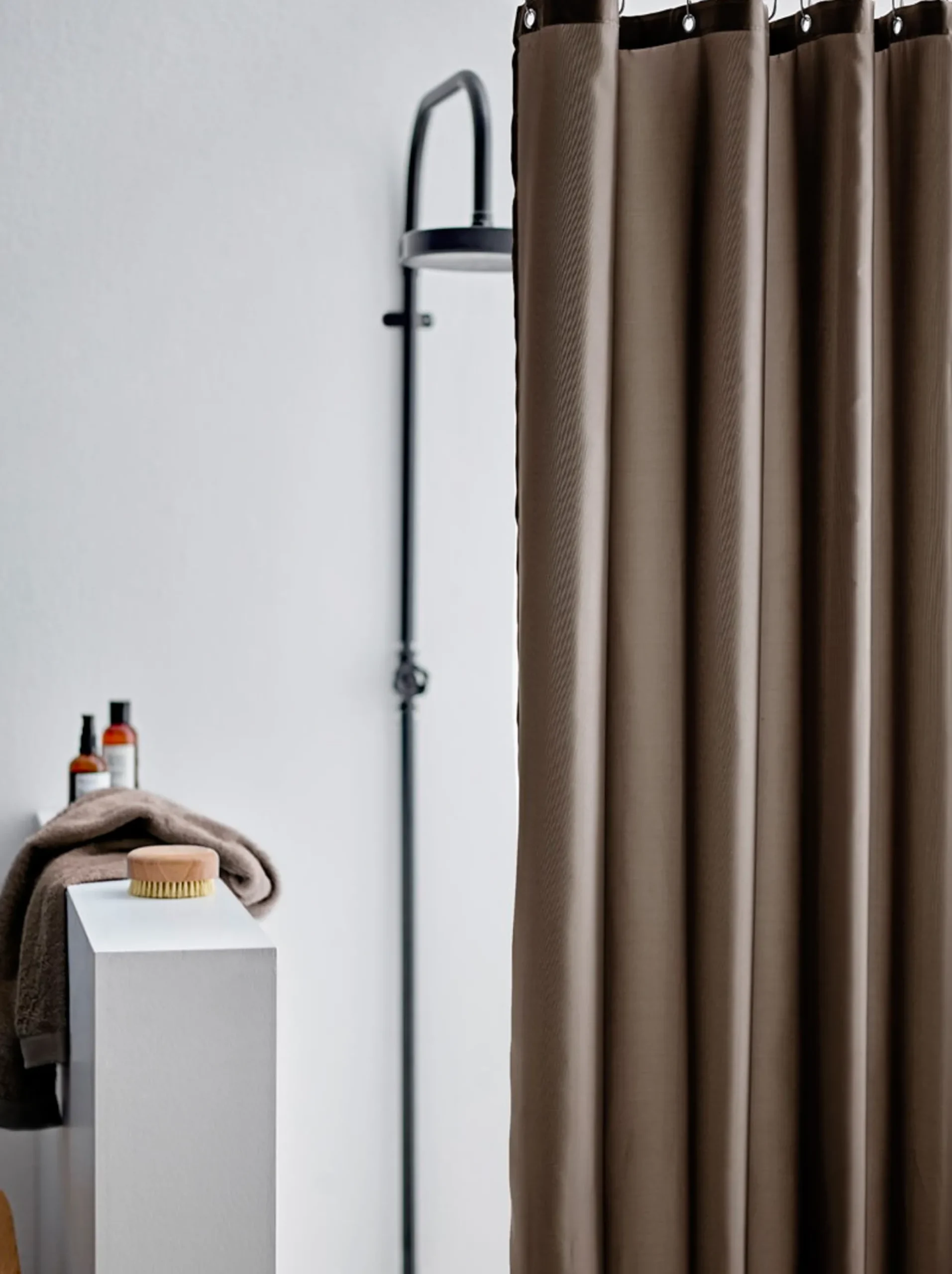 Badeforhæng 180x200 cm - Södahl Comfort - Brun
