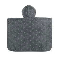 Badeponcho 2-4 år - 100% økologisk bomuld - Mørkeblå med stjerner - Müsli By Green Cotton