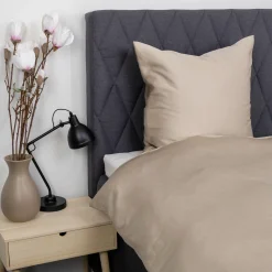 Bambus dobbelt sengetøj 200x220 cm - 100% bambus - Beige