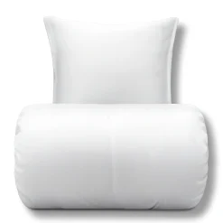 Bambus dobbelt sengetøj 240x220 cm - 100% bambus - Hvid