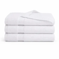 Bambus håndklæde - 50x100 cm - Bambus/bomuld - Hvid