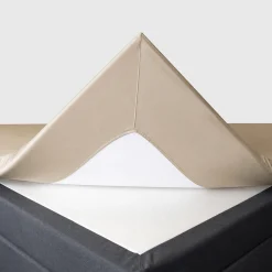 Bambus lagen - Kuvertlagen 180x200x8 cm - Sand - 100% bambus - Lagen til topmadras