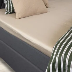 Bambus lagen - Kuvertlagen 180x200x8 cm - Sand - 100% bambus - Lagen til topmadras