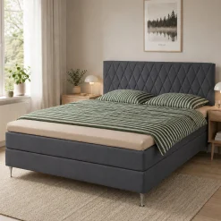 Bambus lagen - Kuvertlagen 180x200x8 cm - Sand - 100% bambus - Lagen til topmadras