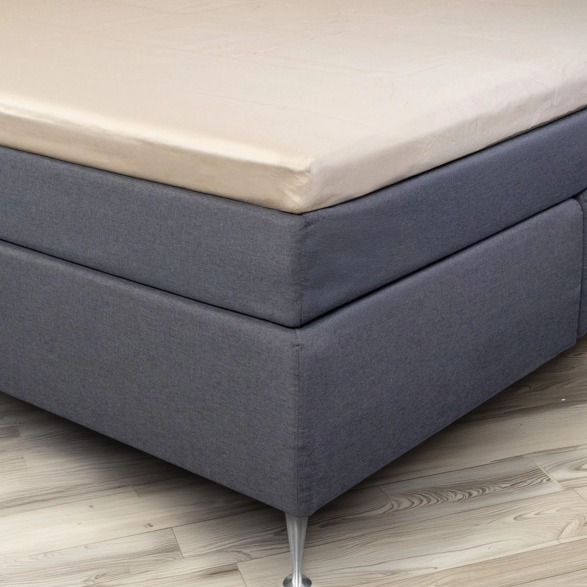 Bambus lagen - Kuvertlagen 180x200x8 cm - Sand - 100% bambus - Lagen til topmadras