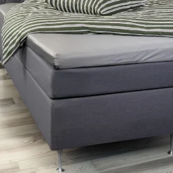Bambus lagen - Kuvertlagen 180x200x8 cm - Lys grå - 100% bambus - Lagen til topmadras