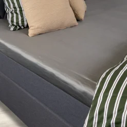 Bambus lagen - Kuvertlagen 180x200x8 cm - Lys grå - 100% bambus - Lagen til topmadras