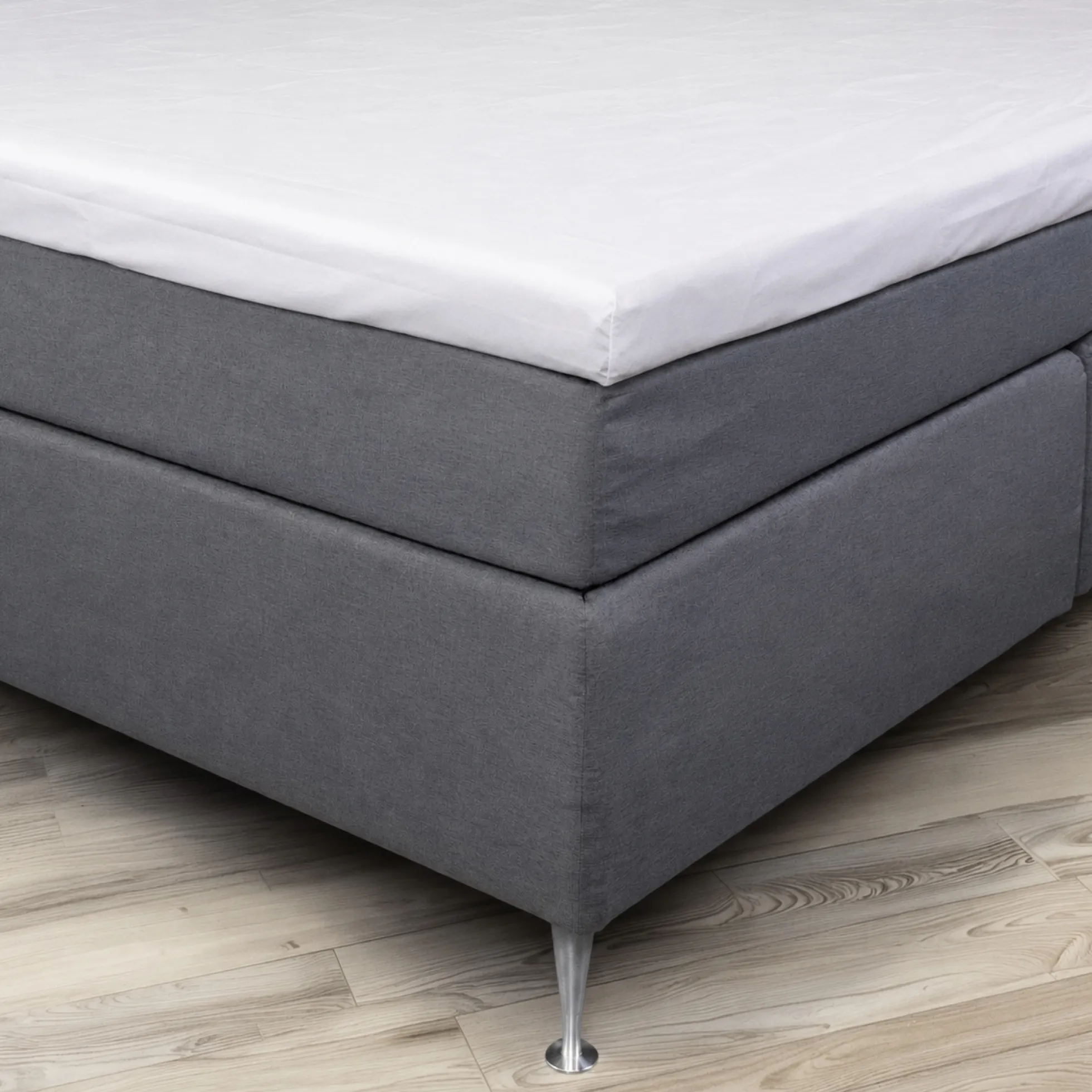 Bambus lagen - Kuvertlagen 180x200x8 cm - Hvid - 100% bambus - Lagen til topmadras