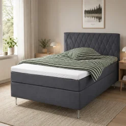 Bambus lagen - Kuvertlagen 180x200x8 cm - Hvid - 100% bambus - Lagen til topmadras