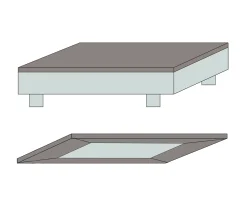 Bambus lagen - Kuvertlagen 180x200x8 cm - Hvid - 100% bambus - Lagen til topmadras