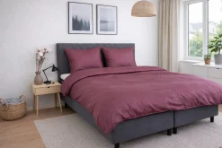 Bambus pudebetræk - 60x63 cm - 100% bambus - Bordeaux