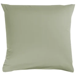Bambus pudebetræk 60x63 cm - 100% bambus - Olivengrønt satinvævet