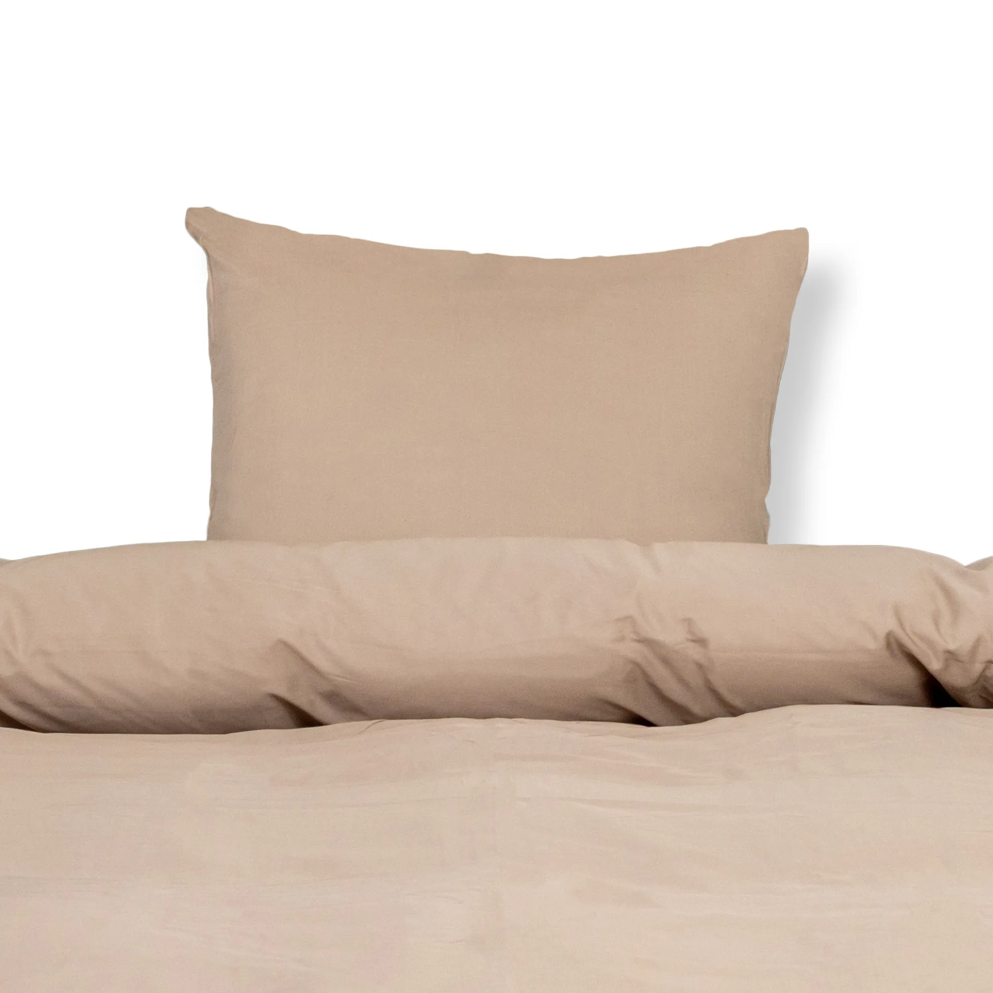 Bambus sengetøj 140x220 cm - 100% bambus - Champagne farvet satinvævet