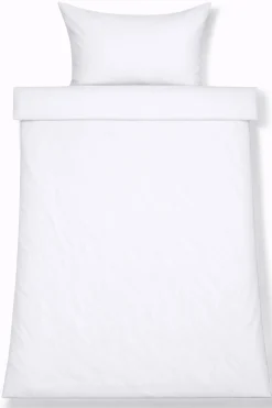 Bambus sengetøj 140x220 cm - 100% bambus - Hvid
