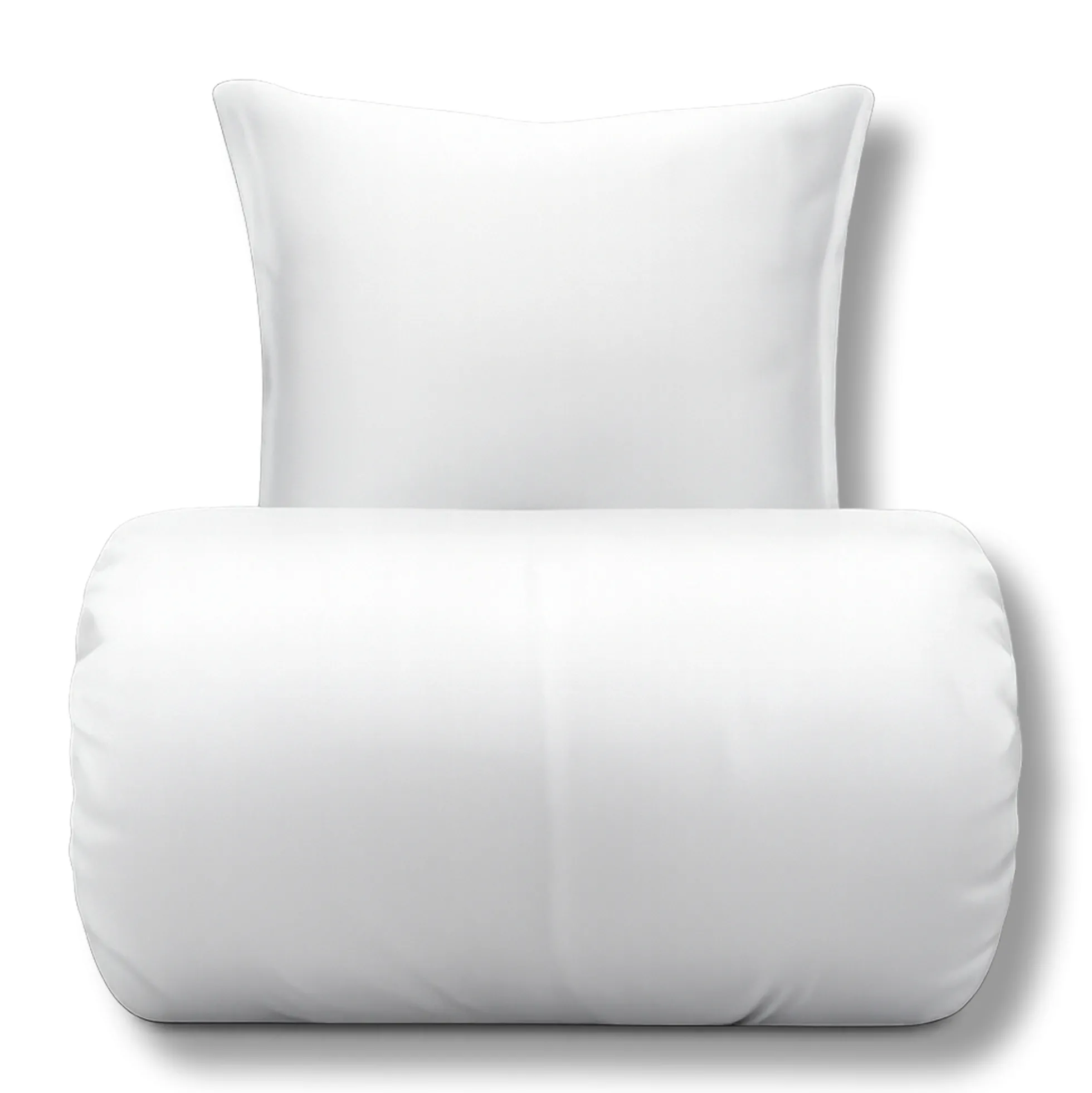 Bambus sengetøj 140x220 cm - 100% bambus - Hvid