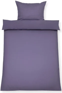 Bambus sengetøj 140x220 cm - 100% bambus - Lilla satinvævet