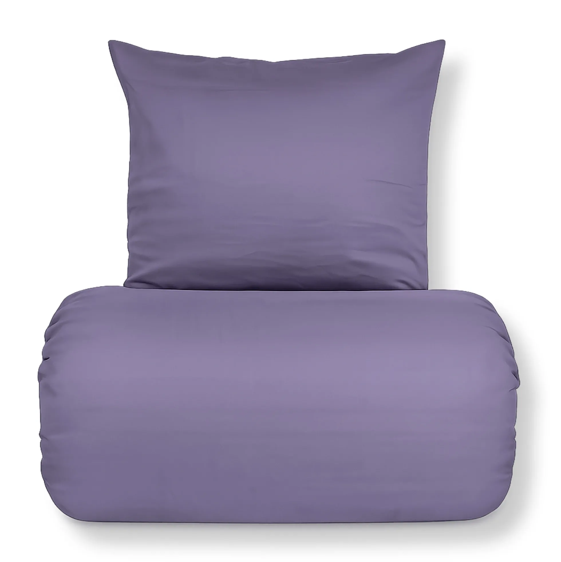 Bambus sengetøj 140x220 cm - 100% bambus - Lilla satinvævet