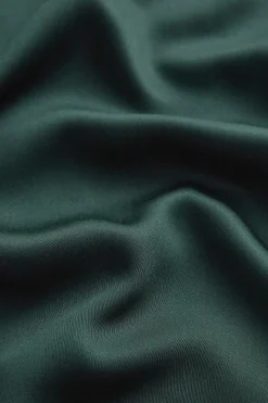 Bambus sengetøj 140x220 cm - 100% bambus - Mørkegrønt satinvævet