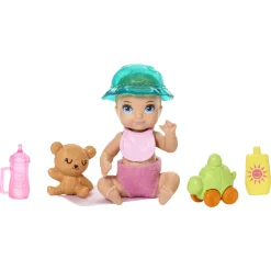 Barbie Babysitting Skipper legesæt - 30 cm dukke og 7 dele
