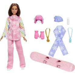 Barbie deluxe snowboarder med tilbehør - Careers - 30 cm
