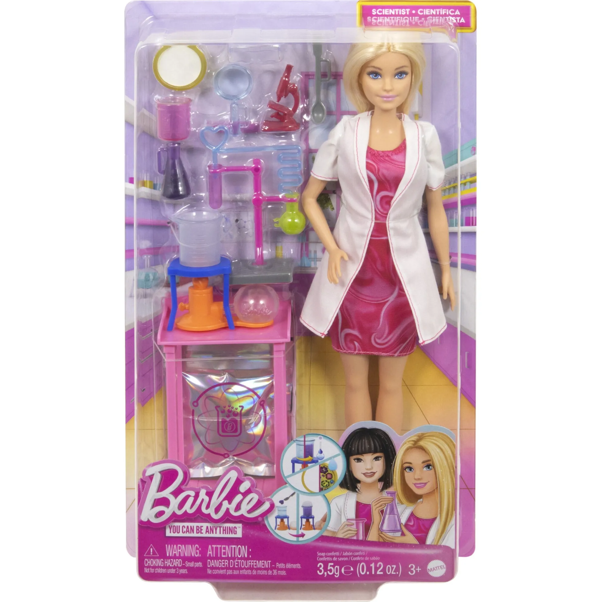 Barbie deluxe videnskabskvinde dukkesæt - Careers - 30 cm