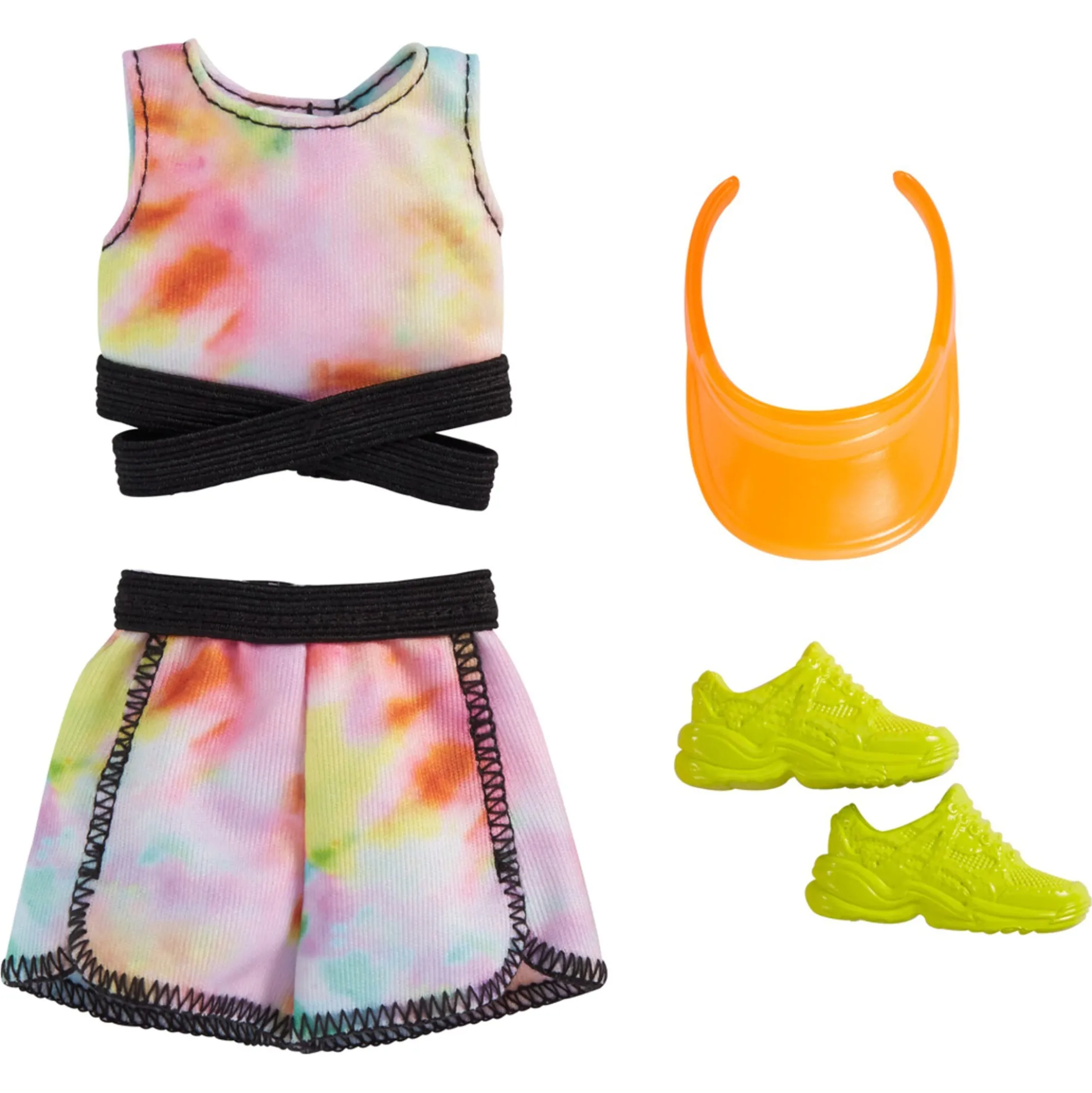 Barbie dukketøj med outfit og accessories - assorteret