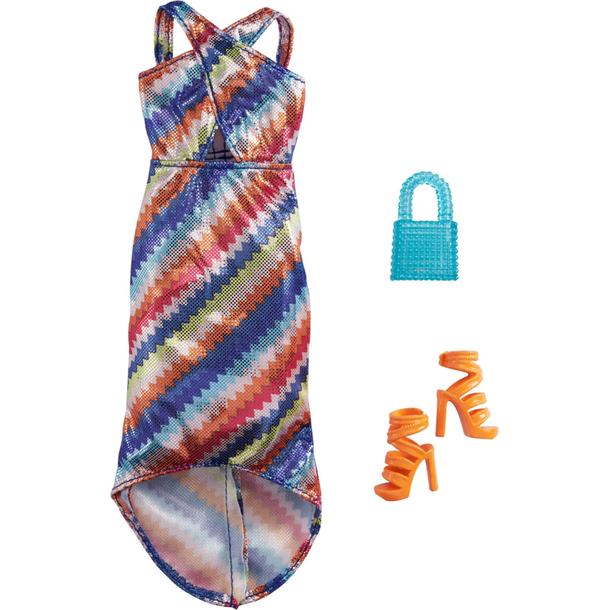 Barbie dukketøj med outfit og accessories - assorteret