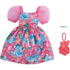 Barbie dukketøj med outfit og accessories - assorteret