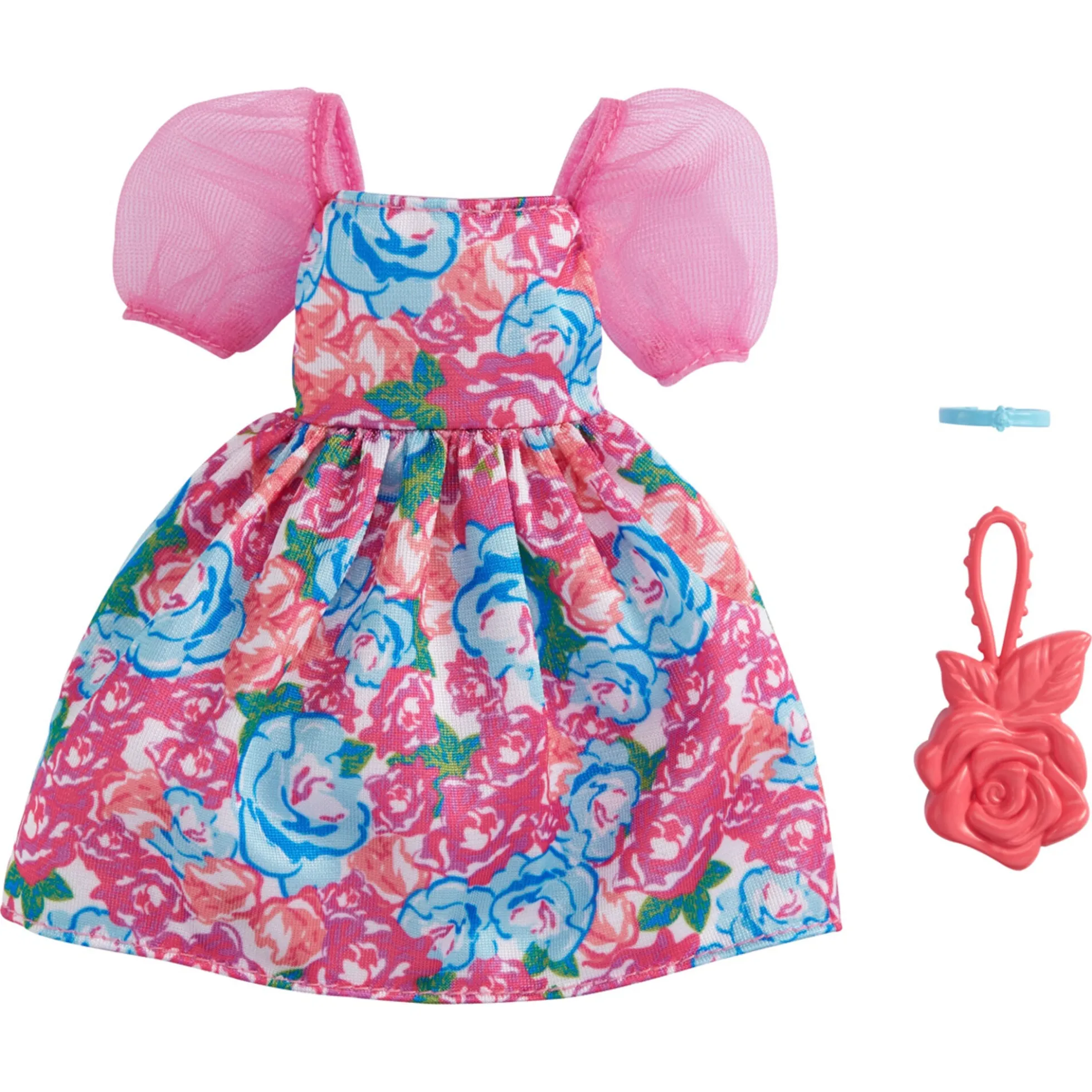 Barbie dukketøj med outfit og accessories - assorteret