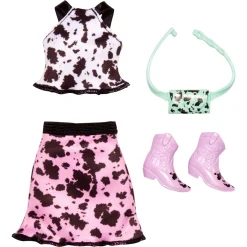 Barbie dukketøj med outfit og accessories - assorteret
