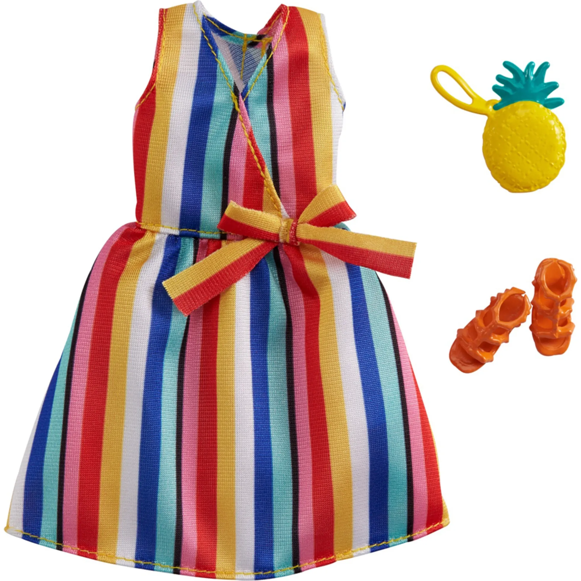 Barbie dukketøj med outfit og accessories - assorteret