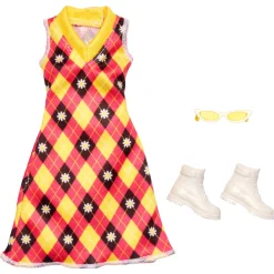 Barbie dukketøj med outfit og accessories - assorteret