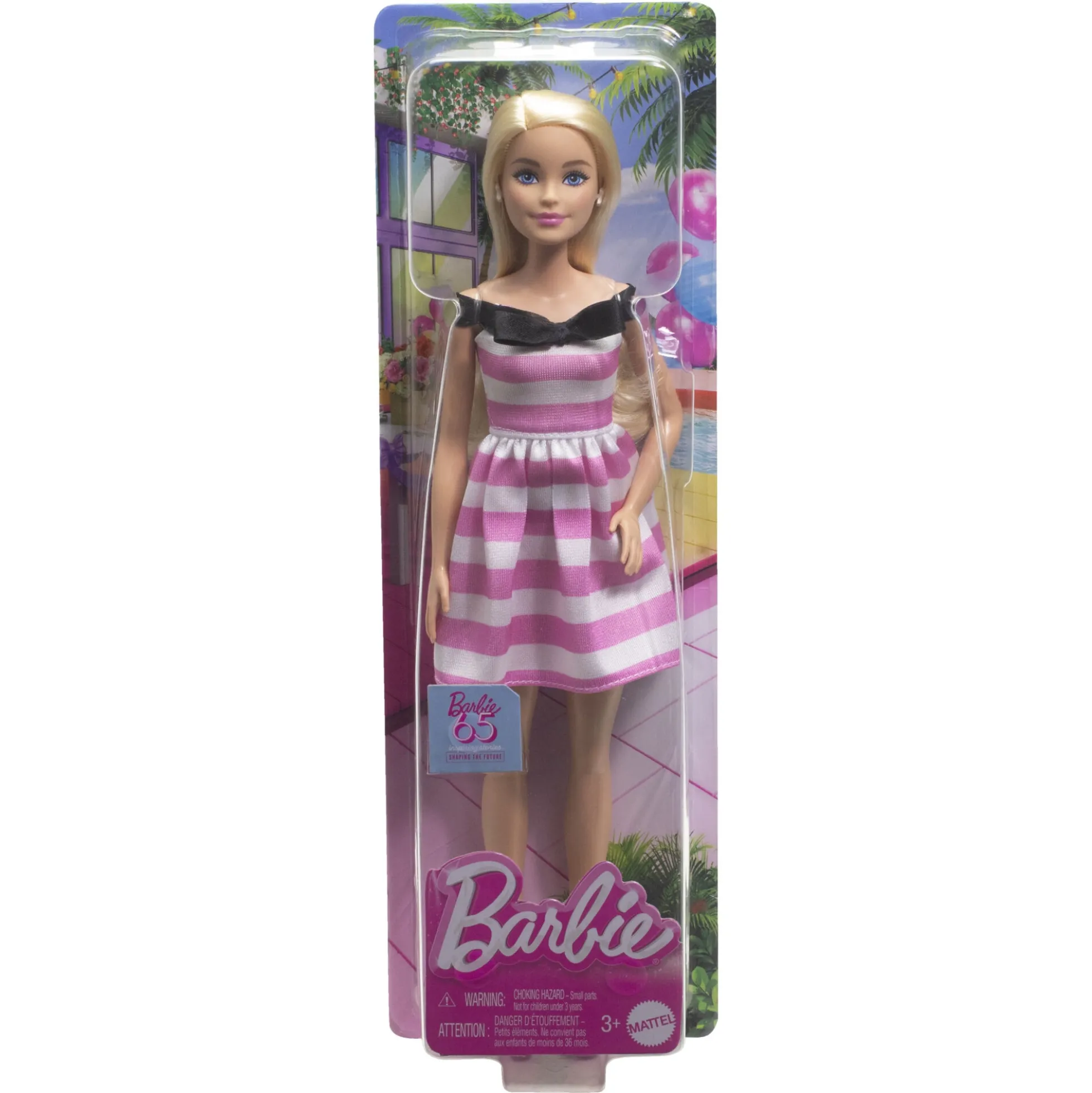 Barbie Fashionista dukke - 65 års jubilæum - 30 cm