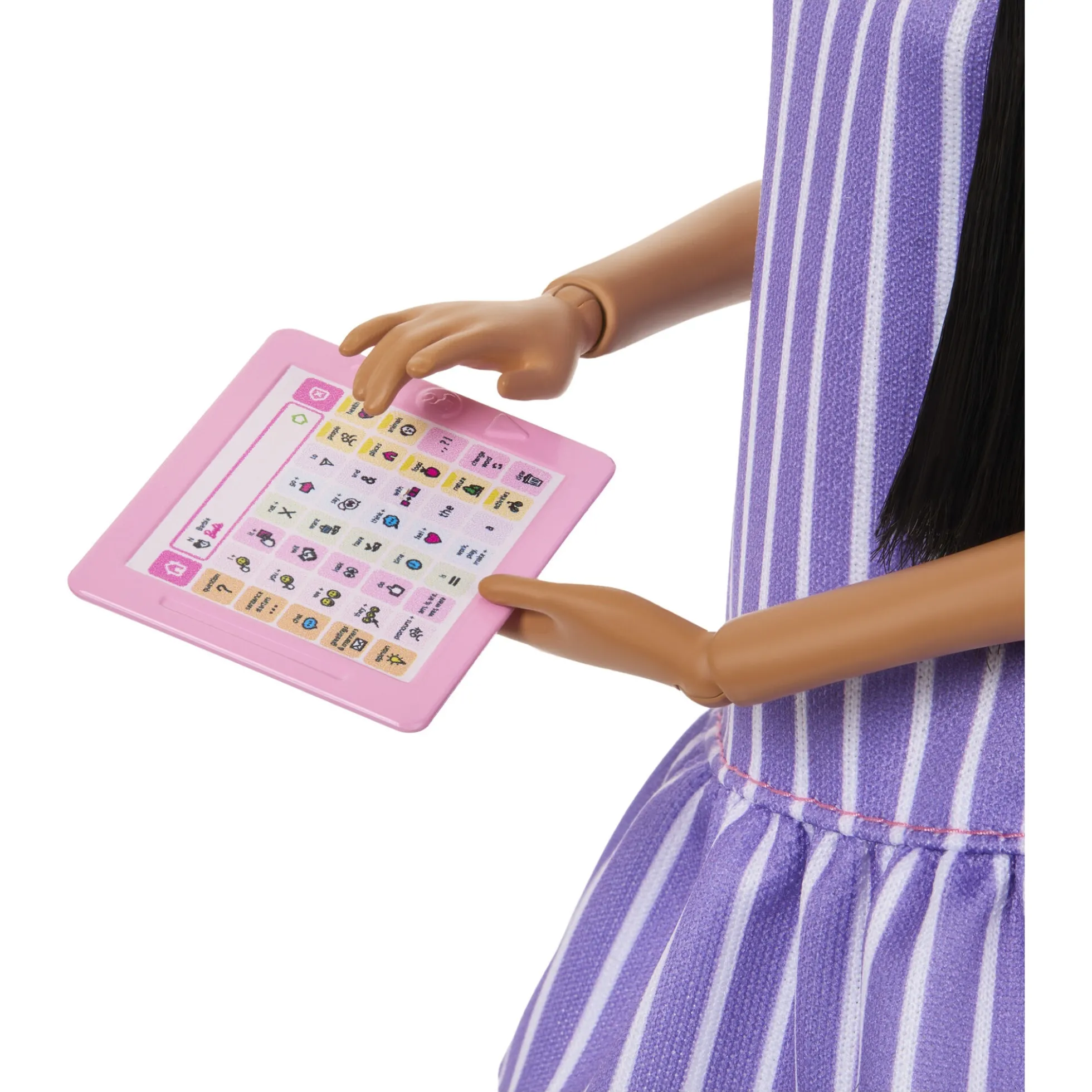 Barbie Fashionistas autistisk dukke med sansetilbehør - 30 cm