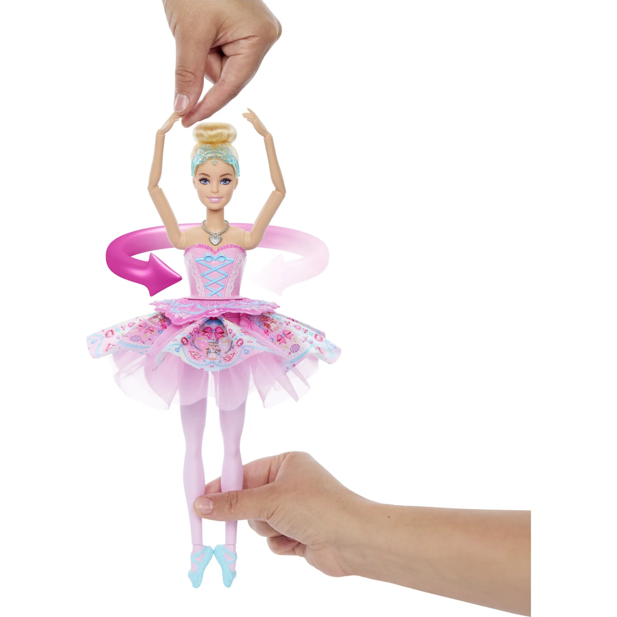 Barbie Nøddeknækkeren Clara ballerina med magisk tutu - 30 cm
