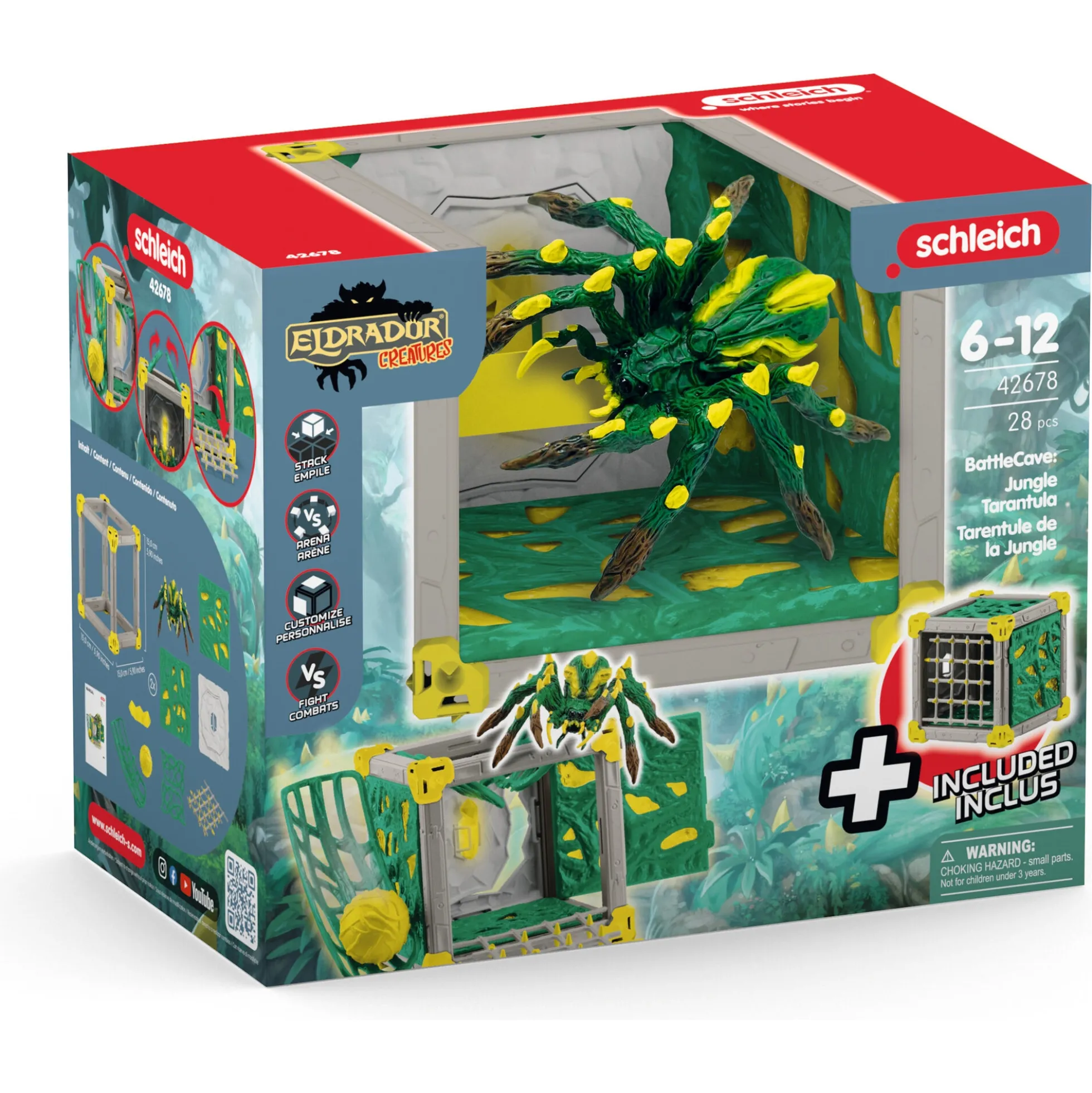 BattleCave Jungle Tarantel - 42678 - Schleich Eldrador