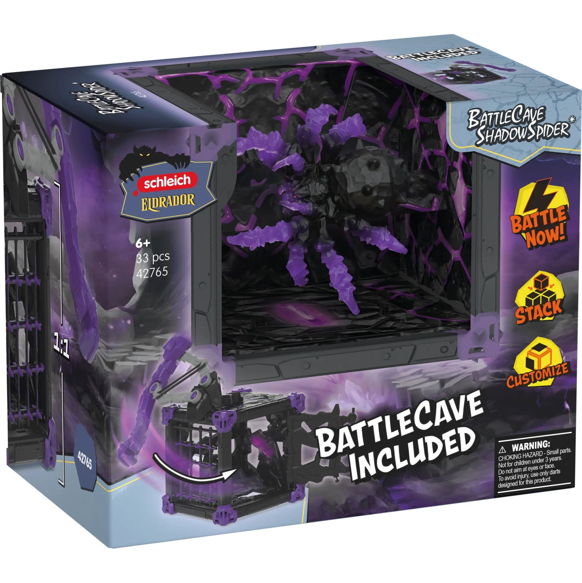 BattleCave Skygge edderkop - 42765 - Schleich Eldrador