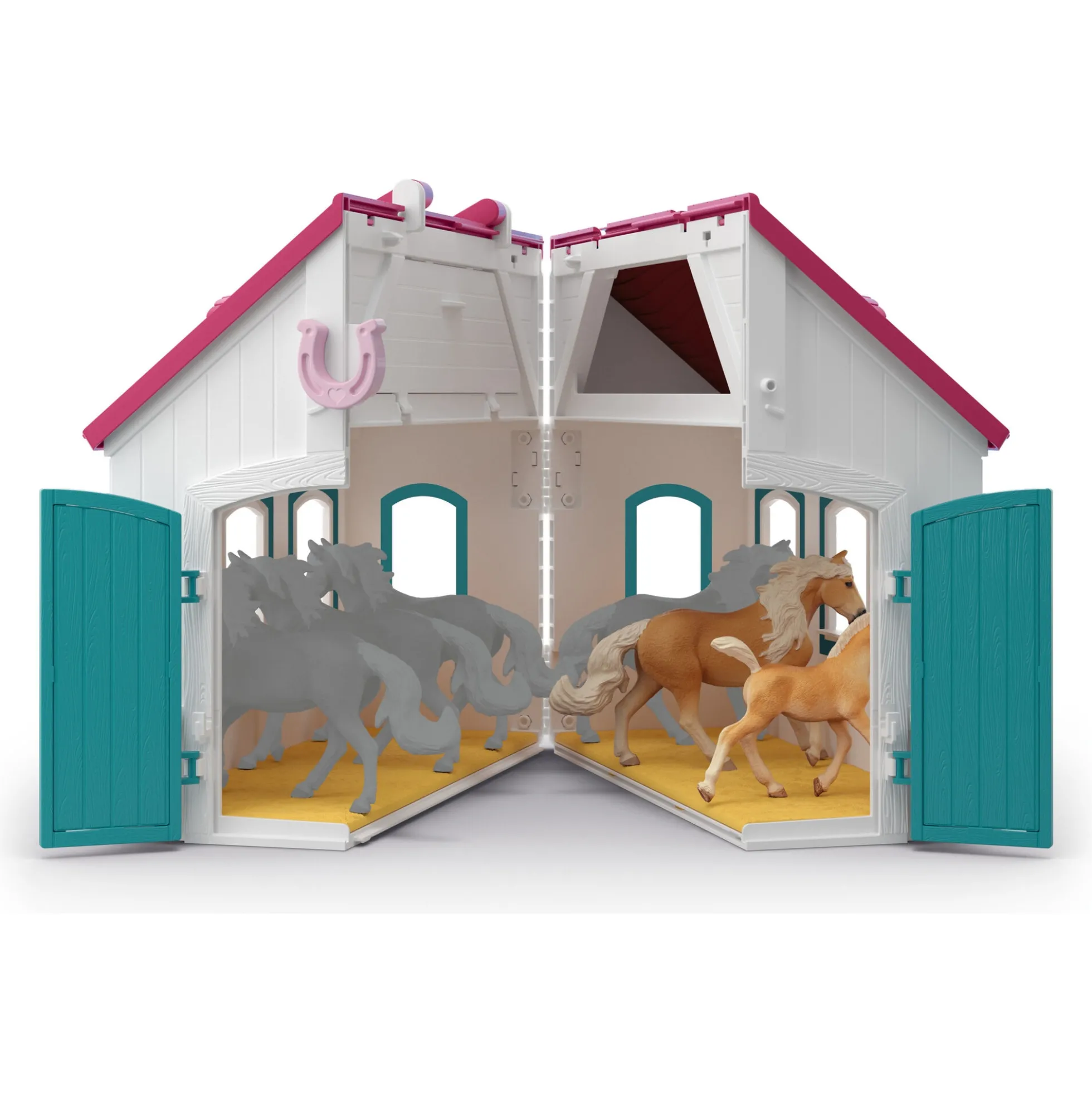 Åbenede hestestald - 42703 - Schleich Horse Club