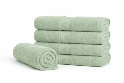 Bomulds håndklæde - 100% bomuld - Badehåndklæde 70x140 cm - Mint