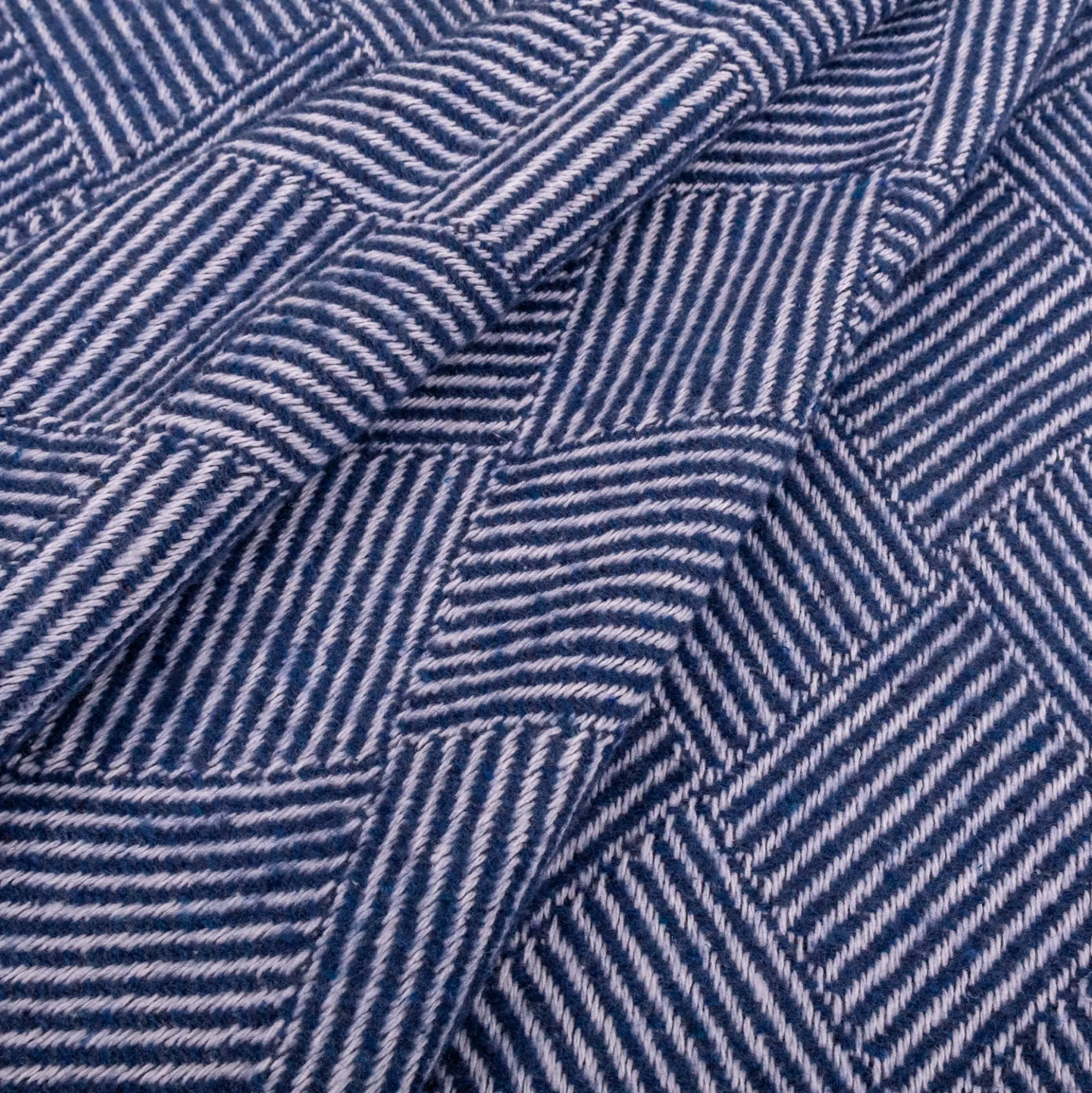 Bomuldsplaid 130x200 cm - Valencia Avio blå
