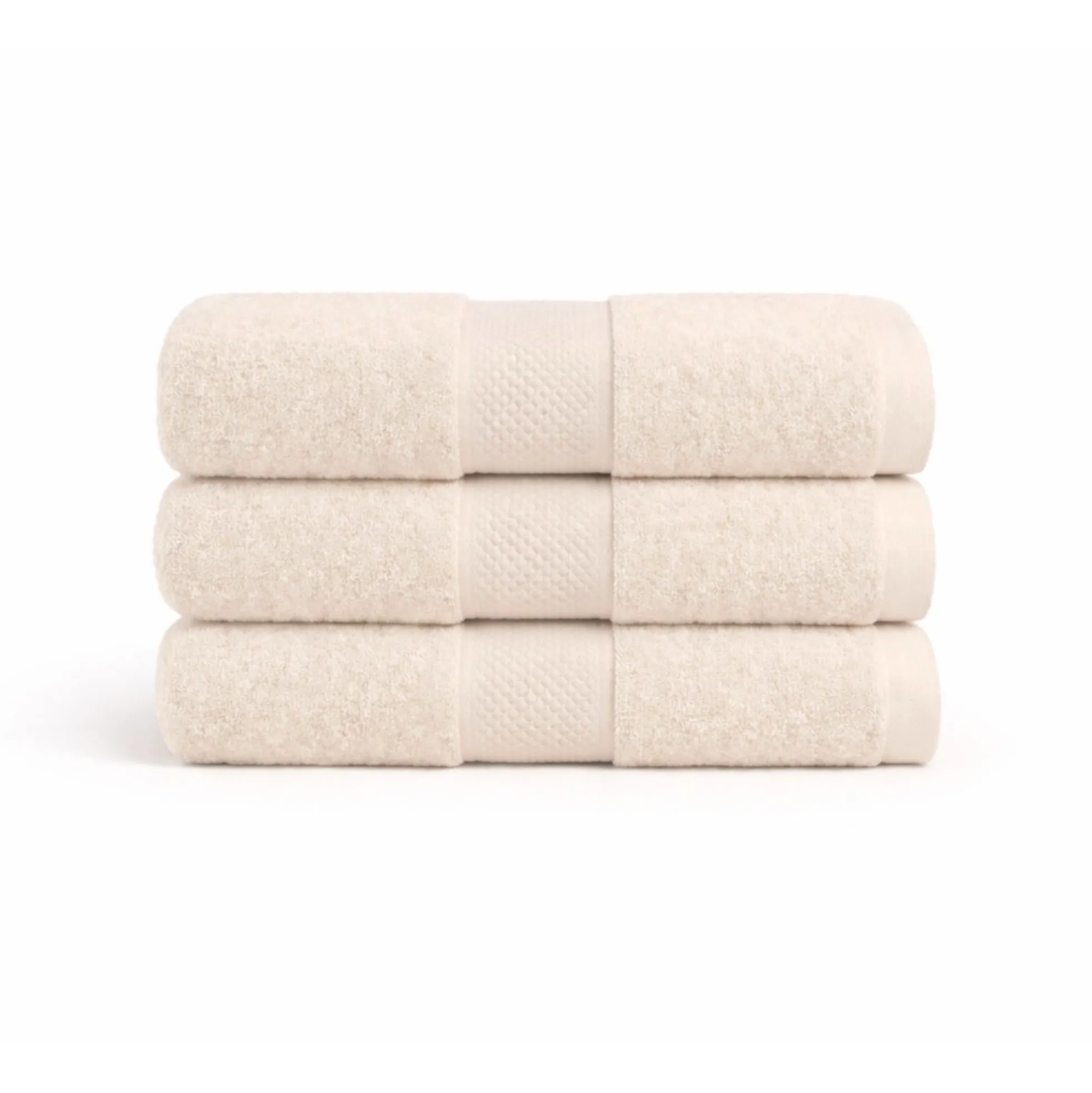 Bomulds vaskeklud - 100% bomuld - Vaskeklud 30x30 cm - Diamant - Creme